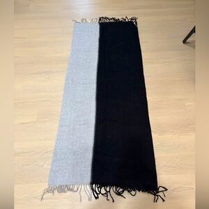 BCBGMaxAzria Black and Grey Scarf